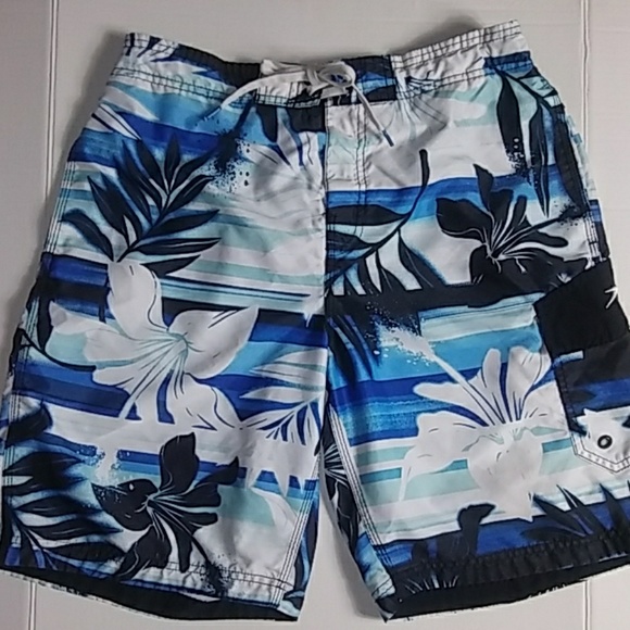 Speedo Other - Speedo Men's Swim Shorts Blue Design Sz Medium